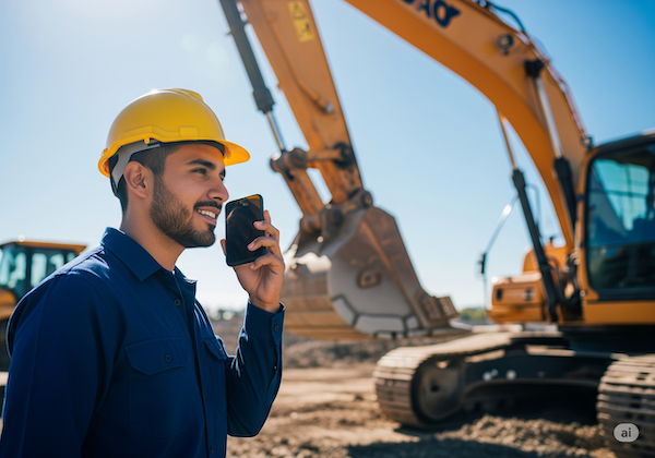 Confident operator using TalkToFill